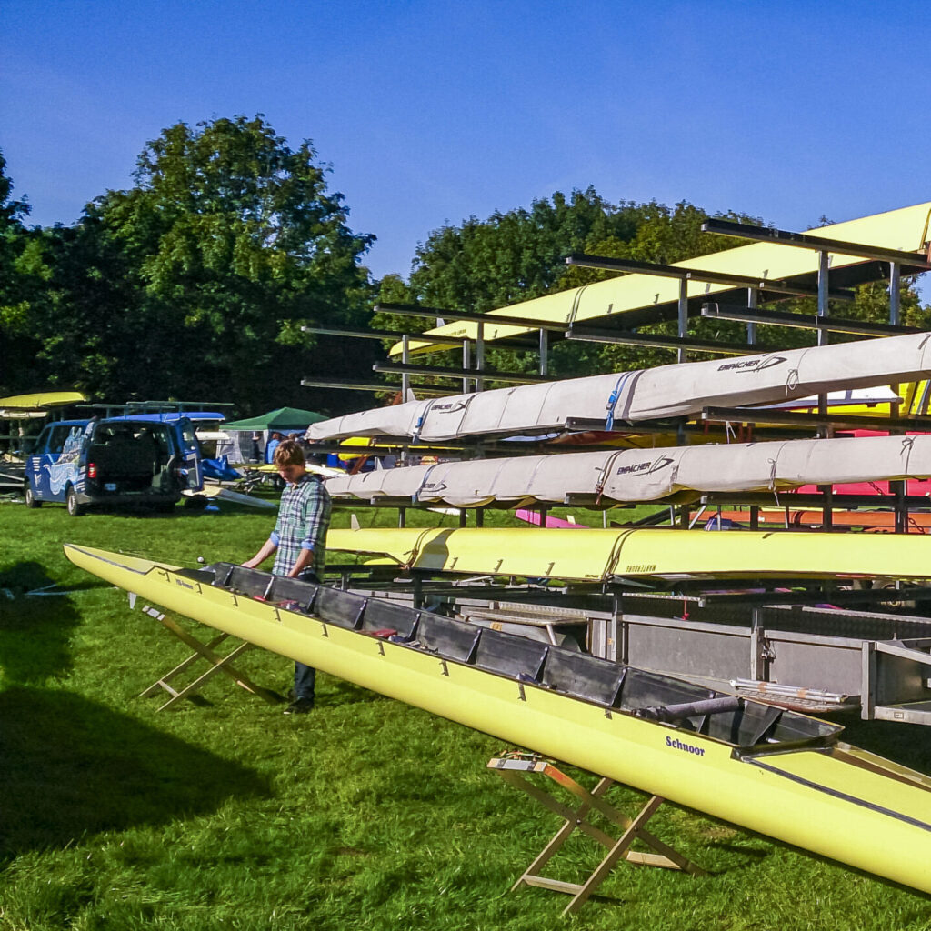 Boote des Bremer Sport Clubs / Rudern in Bremen / Regatta